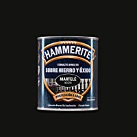 Hammerite Esmalte directo sobre hierro y óxido Martelé Negro 750 ml